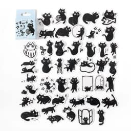 45 PCS Boxed Stickers Cartoon Animal Cute Avocado Bullet Journaling Decoration Sticker Flakes Scrapbooking School Supplies