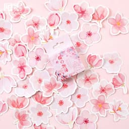 45 PCS Boxed Stickers Cartoon Animal Cute Avocado Bullet Journaling Decoration Sticker Flakes Scrapbooking School Supplies