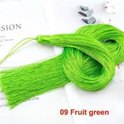 1PCS 50CM Overlength Silk Tassel Fringe Brush Tassels Trim DIY Craft For Sewing Curtains Accessories Decor Jewelry Finding