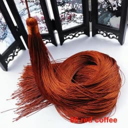 1PCS 50CM Overlength Silk Tassel Fringe Brush Tassels Trim DIY Craft For Sewing Curtains Accessories Decor Jewelry Finding