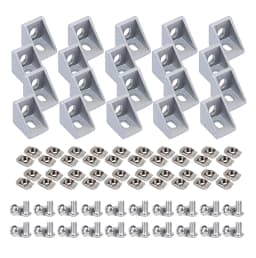 20Pcs Aluminum Profile Connector for Slot 6mm 2020 Series Aluminum Extrusion Profile Rail Accessories