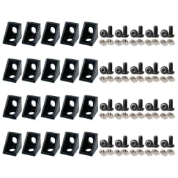 20Pcs Aluminum Profile Connector for Slot 6mm 2020 Series Aluminum Extrusion Profile Rail Accessories