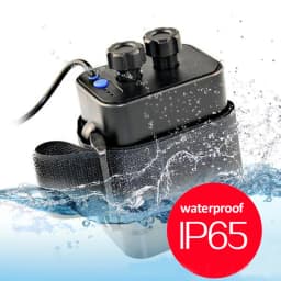 Waterproof DIY 6x18650 Battery Storage Case 18650 Battery Pack 12V/8.4V DC USB Power Supply Battery Box for Bike Light Cellphone