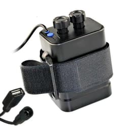 Waterproof DIY 6x18650 Battery Storage Case 18650 Battery Pack 12V/8.4V DC USB Power Supply Battery Box for Bike Light Cellphone