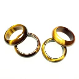 Natural Tiger Eye Stone 6-12 Size Ring Chinese Jadeite Amulet Fashion Charm Jewelry Hand Carved Crafts Gifts for Women Men