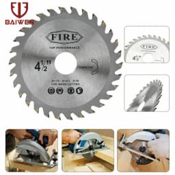 110mm/115mm/125mm Saw Blade Circular Wood Cutting Discs Alloy Cutting Wheels Power Tool For Woodworking Fits Angle Grinder