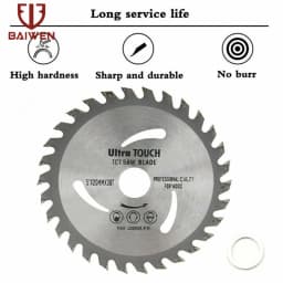 110mm/115mm/125mm Saw Blade Circular Wood Cutting Discs Alloy Cutting Wheels Power Tool For Woodworking Fits Angle Grinder