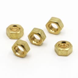 1-50pcs M1.6 M2 M2.5 M3 M4 M5 M6 M8 M10 M12 M14 M16 DIN934 Brass Nuts Copper Hex Hexagon Nut