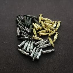 10pcs Men's belt buttonhead repair accessories automatic buckle edge rivet screw plate link pin plug belt willow nail