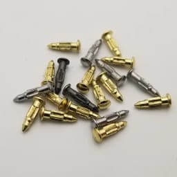 10pcs Men's belt buttonhead repair accessories automatic buckle edge rivet screw plate link pin plug belt willow nail