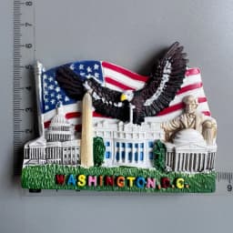 USA fridge magnets Washington D.C. cultural landscape tourist souvenirs hand-painted magnetic refrigerator sticker collection