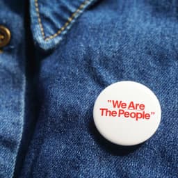 We Are The People Taxi Driver Soft Button Pin Brooch Women Cute Fashion Badge Funny Decor Metal Gift Jewelry Collar Hat Clothes