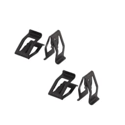10Pcs Universal Car Front Console Dash Dashboard Auto Fender Body Door Panel Decorative Metal Retainer Black Rivet Fastener Clip