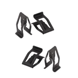 10Pcs Universal Car Front Console Dash Dashboard Auto Fender Body Door Panel Decorative Metal Retainer Black Rivet Fastener Clip
