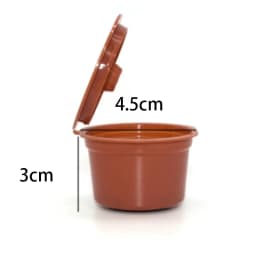 10PCSHigh Quality Reusable Coffee Filter Capsules for Caffitaly Refillable Plastic Coffee Pods Fit for Caffitaly Refill Capsule