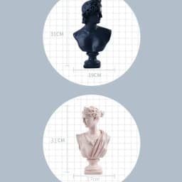 Ancient Greece European Resin David Venus Head Statuees Decoration Statues for decoration Home