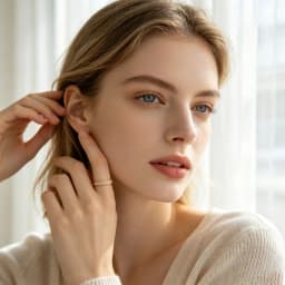 E.B.belle AAA CZ Filled Thin Gold Rings For Unisex Female Water Resistant Crystal Ring Gold Plated Stainless Steel Ring