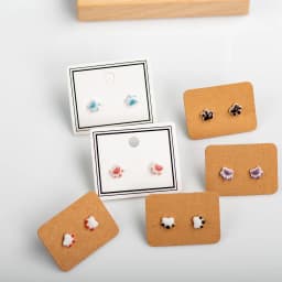 Porcelain Multicolor Ceramic Earrings Anti-allergic Cartoon cute little animal jewelry #LY528 lot фурнитура для украшений