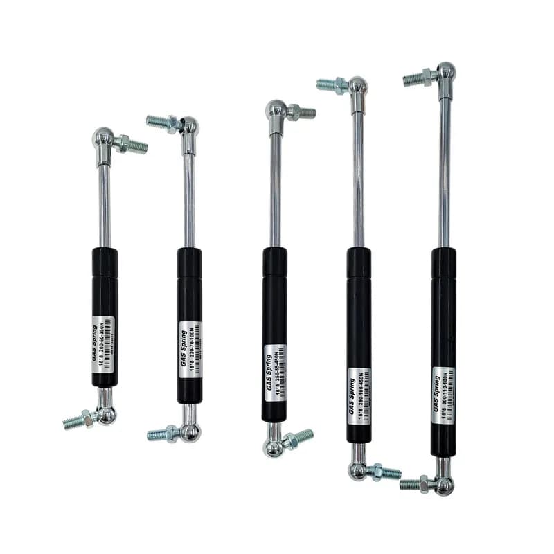 2PC 18*8 Rod Gas Spring Folding Hinge Stroke 50-500N Force Lift Support Hole Center Distance 200-300mm Stroke Distance 60-110mm