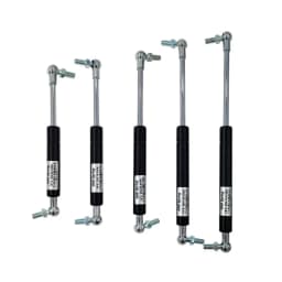 2PC 18*8 Rod Gas Spring Folding Hinge Stroke 50-500N Force Lift Support Hole Center Distance 200-300mm Stroke Distance 60-110mm