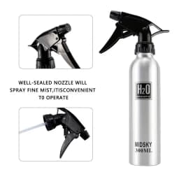 300ml/500ml Spray Bottle Refillable Mist Bottle Dispenser Hairdressing Empty Bottle Aluminum Salon Water Can Wholesale