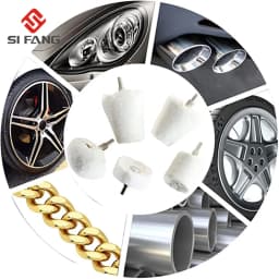 1Pc Cotton Polishing Wheels Cloth Buffing Wheel Grinder for Jewelry Wood Metal Abrasive Tools For Drill With 1/4'' Shank
