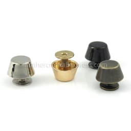4pcs Metal Bag Base Studs Bucket Shape Bag Feet Screw Back Rivets for Garment Leather Craft Belt Wallet Decoration Parts