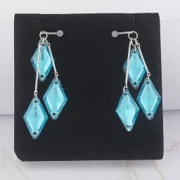 Twisted Wonderland The Little Mermaid Earrings for Women Floyd Clip Earrings Geometry Aesthetic Tassel Ear Clip Jewelry