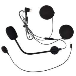 Earphone Speaker Microphone with Clip Bracket Suit for Fodsports M1-S Plus,M1-S Air Motorcycle Helmet Bluetooth Headset Intercom