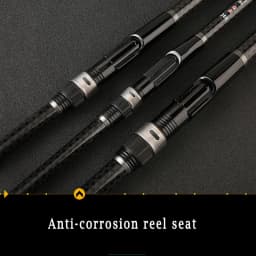 Black Carbon Sensitive Tips Rocky Fishing Rod 4.5m 5.4m 6.3m 7.2m Spinning Saltwater feeder Rod Float Fishing