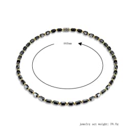 Beads Necklace Magnetic Therapy Care Black Hematite Choker Chain Necklaces Gifts Fashion Men Dad Boysfriend Neck Jewelry