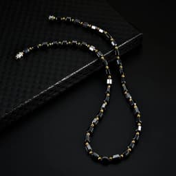 Beads Necklace Magnetic Therapy Care Black Hematite Choker Chain Necklaces Gifts Fashion Men Dad Boysfriend Neck Jewelry