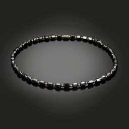 Beads Necklace Magnetic Therapy Care Black Hematite Choker Chain Necklaces Gifts Fashion Men Dad Boysfriend Neck Jewelry