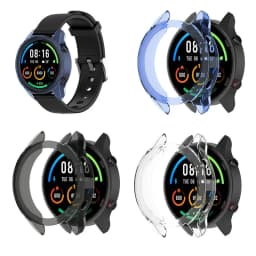 BEHAU Protective Case Cover For Xiaomi Mi Watch Color Sport Smart watch Replacement TPU Protection cases wristband Accessories