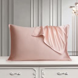 DISANGNI 100% Pure Mulberry Silk Pillowcase for Hair and Skin, Natural Double-Sided Silk Pillow Cover, Soft and Breathable, 1 Pi