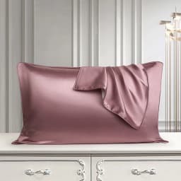 DISANGNI 100% Pure Mulberry Silk Pillowcase for Hair and Skin, Natural Double-Sided Silk Pillow Cover, Soft and Breathable, 1 Pi