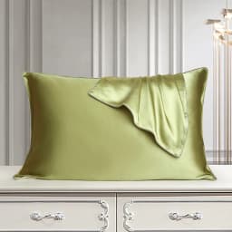 DISANGNI 100% Pure Mulberry Silk Pillowcase for Hair and Skin, Natural Double-Sided Silk Pillow Cover, Soft and Breathable, 1 Pi