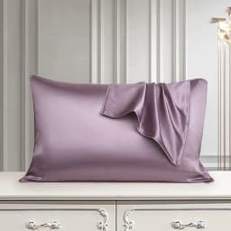 DISANGNI 100% Pure Mulberry Silk Pillowcase for Hair and Skin, Natural Double-Sided Silk Pillow Cover, Soft and Breathable, 1 Pi