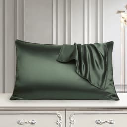 DISANGNI 100% Pure Mulberry Silk Pillowcase for Hair and Skin, Natural Double-Sided Silk Pillow Cover, Soft and Breathable, 1 Pi