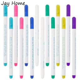 1-7PCS Water Erasable Fabric Markers Disappearing Ink Fabric Pens Disappearing Garment Tracing Tools for Cross Stitch Embroidery