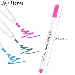 1-7PCS Water Erasable Fabric Markers Disappearing Ink Fabric Pens Disappearing Garment Tracing Tools for Cross Stitch Embroidery