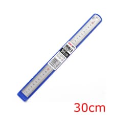Deli Steel Metal Ruler Silver 15/20/30cm Stainless Steel Straight Rulers Functional Mapping Tool School Office Drawing Supplies