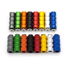 Universal Motorcycle Folding Footrests Footpegs Foot Rests Pegs Pedals Set Motorbike Accessories For BMW Honda Yamaha Kawasaki
