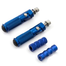 Universal Motorcycle Folding Footrests Footpegs Foot Rests Pegs Pedals Set Motorbike Accessories For BMW Honda Yamaha Kawasaki