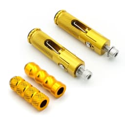 Universal Motorcycle Folding Footrests Footpegs Foot Rests Pegs Pedals Set Motorbike Accessories For BMW Honda Yamaha Kawasaki