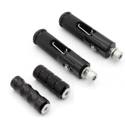 Universal Motorcycle Folding Footrests Footpegs Foot Rests Pegs Pedals Set Motorbike Accessories For BMW Honda Yamaha Kawasaki