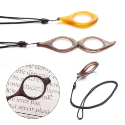 Retro Full Frame Reading Glasses Portable Adjustable Folding Hanging Neck Presbyopia Eyeglasses Men Women Eyewear +1.00~+4.00