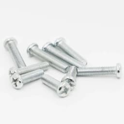 10-50pcs M3 M4 M5 M6 M8 DIN7985 GB818 Zinc Plated Carbon Steel Cross Recessed Round Pan Head Pm Bolts Phillips Machine Screws