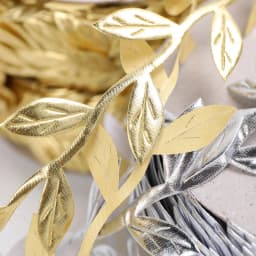 2M 5M Creative Simulation Rattan Golden Tree Leaves Ribbons Handmade DIY Bows Gift Wrapping Hanging Craft Home Party Decoration