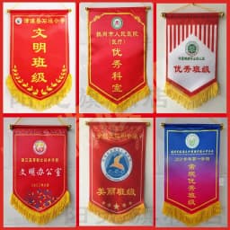Xvggdg Custom Flag Banner Custom Logo Square Football Team Customized Flag Pennant Hanging Honor